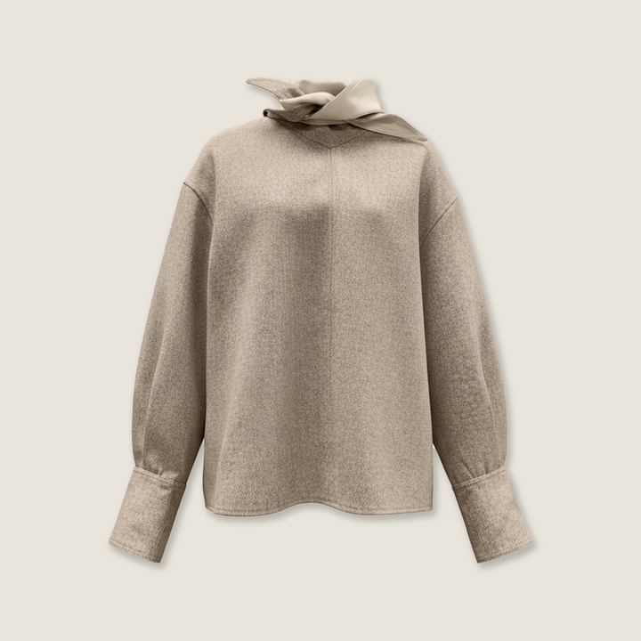 Structured Top With Scarf Detail M31N