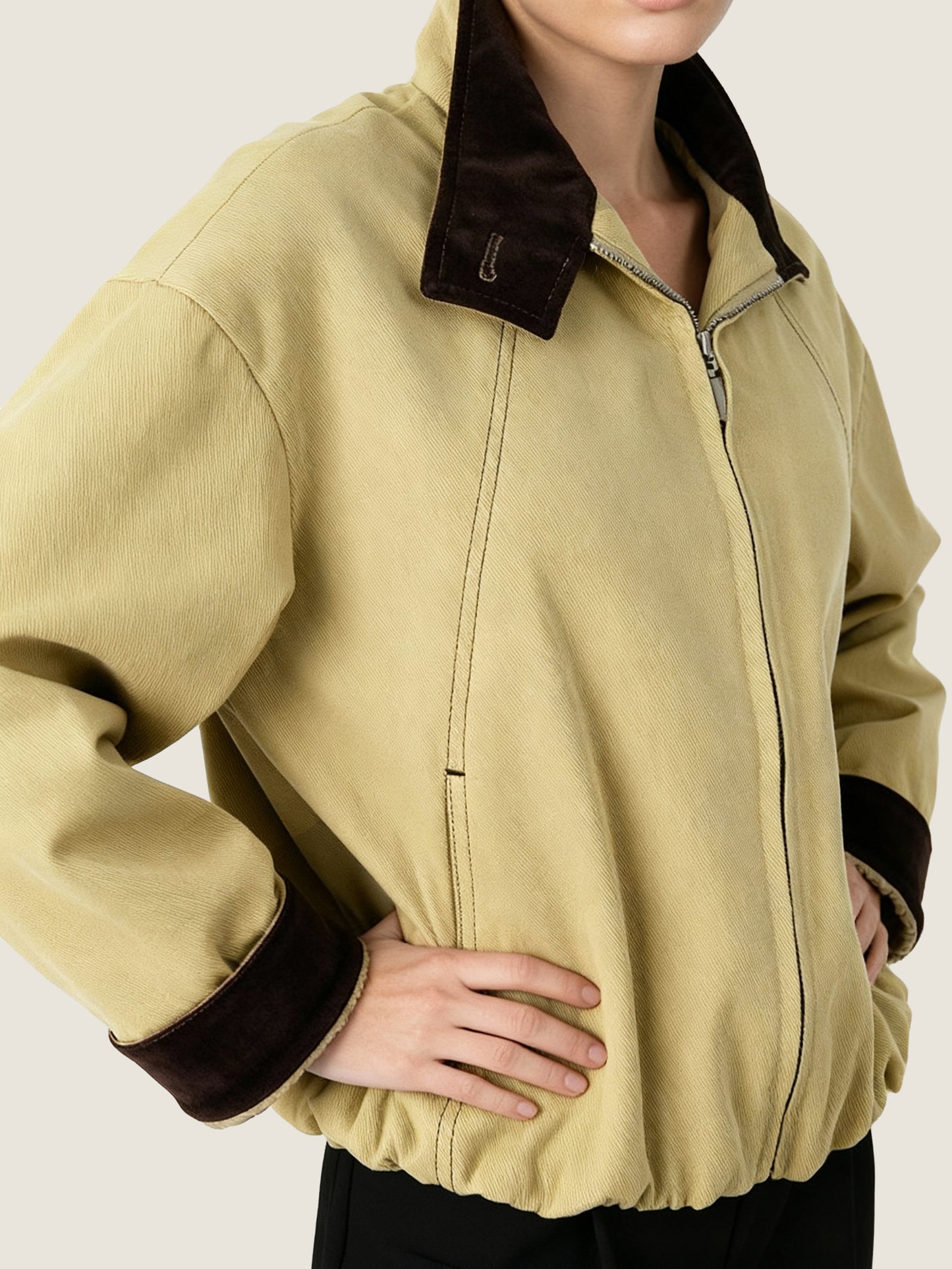 Stand-Collar Zip jacket M31N