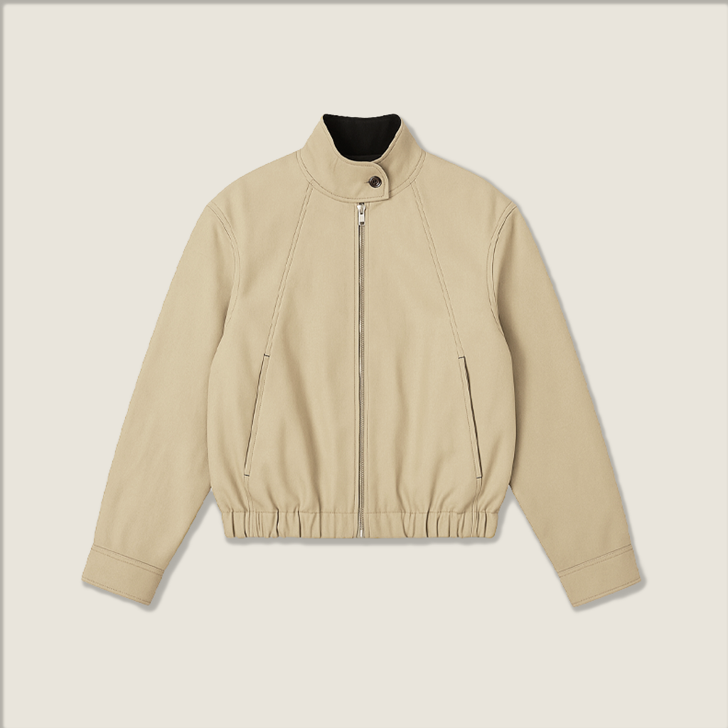 Stand-Collar Zip jacket  A10426