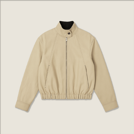 Stand-Collar Zip jacket  A10426