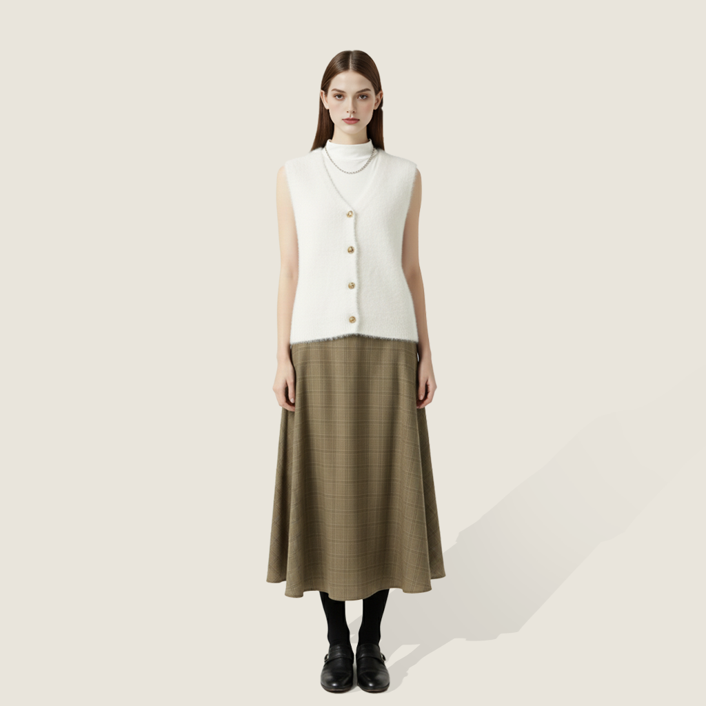 Ivory Étoile Tweed Two-Piece Suit Set M31N