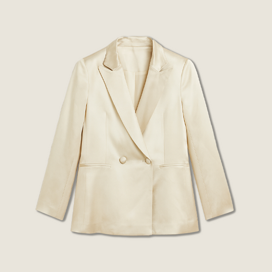 Double-Breasted Pearl Blazer A10430