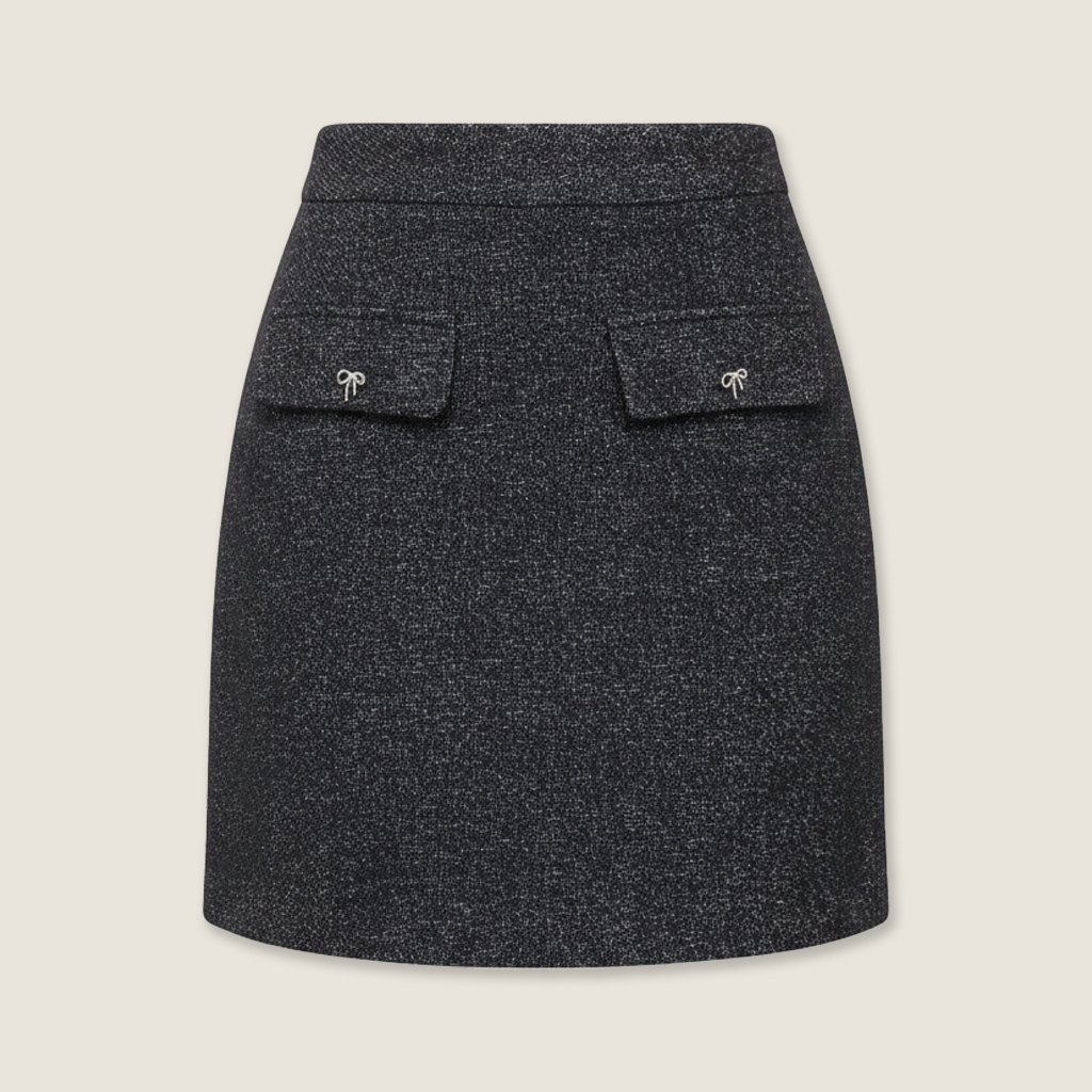 Waist Tie Vest and Skirt Set - M31N