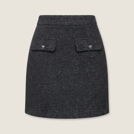 Waist Tie Vest and Skirt Set - M31N