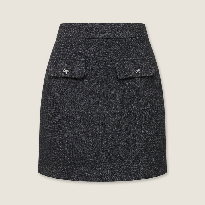 Waist Tie Vest and Skirt Set - M31N