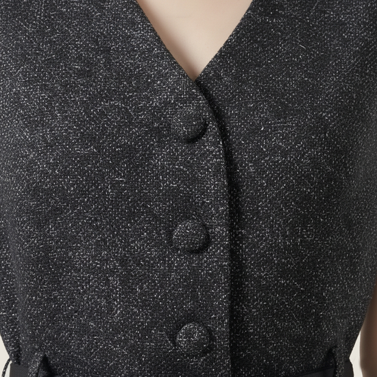 Waist Tie Vest and Skirt Set - M31N