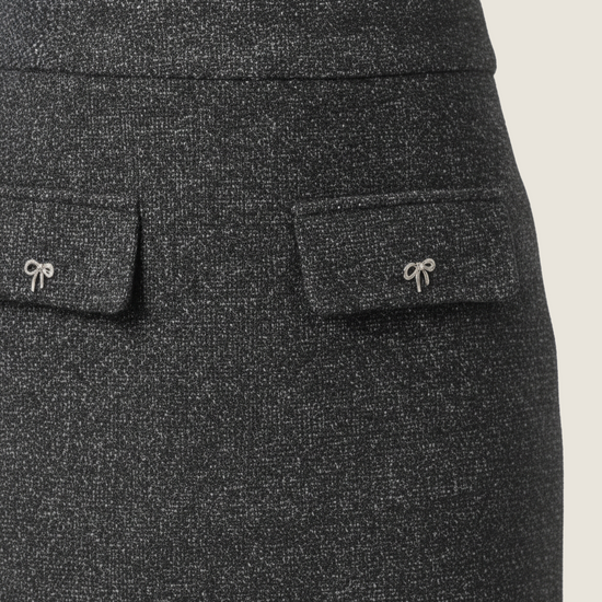 Waist Tie Vest and Skirt Set - M31N