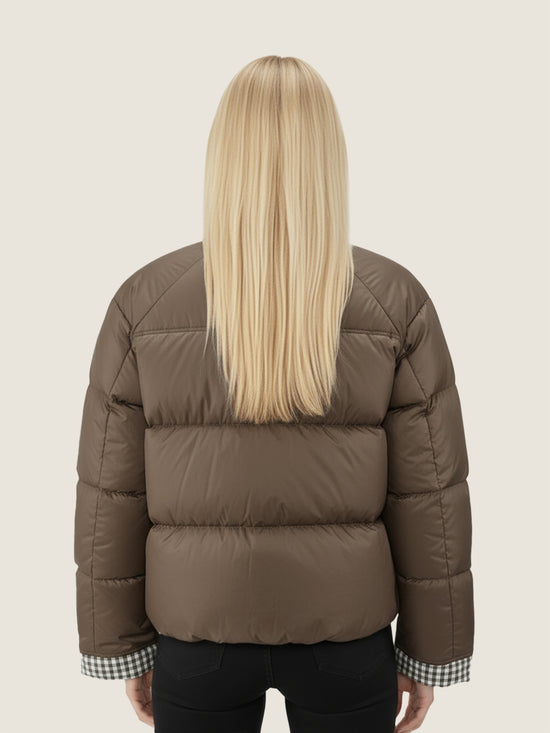 Reversible Checker Down Jacket M31N