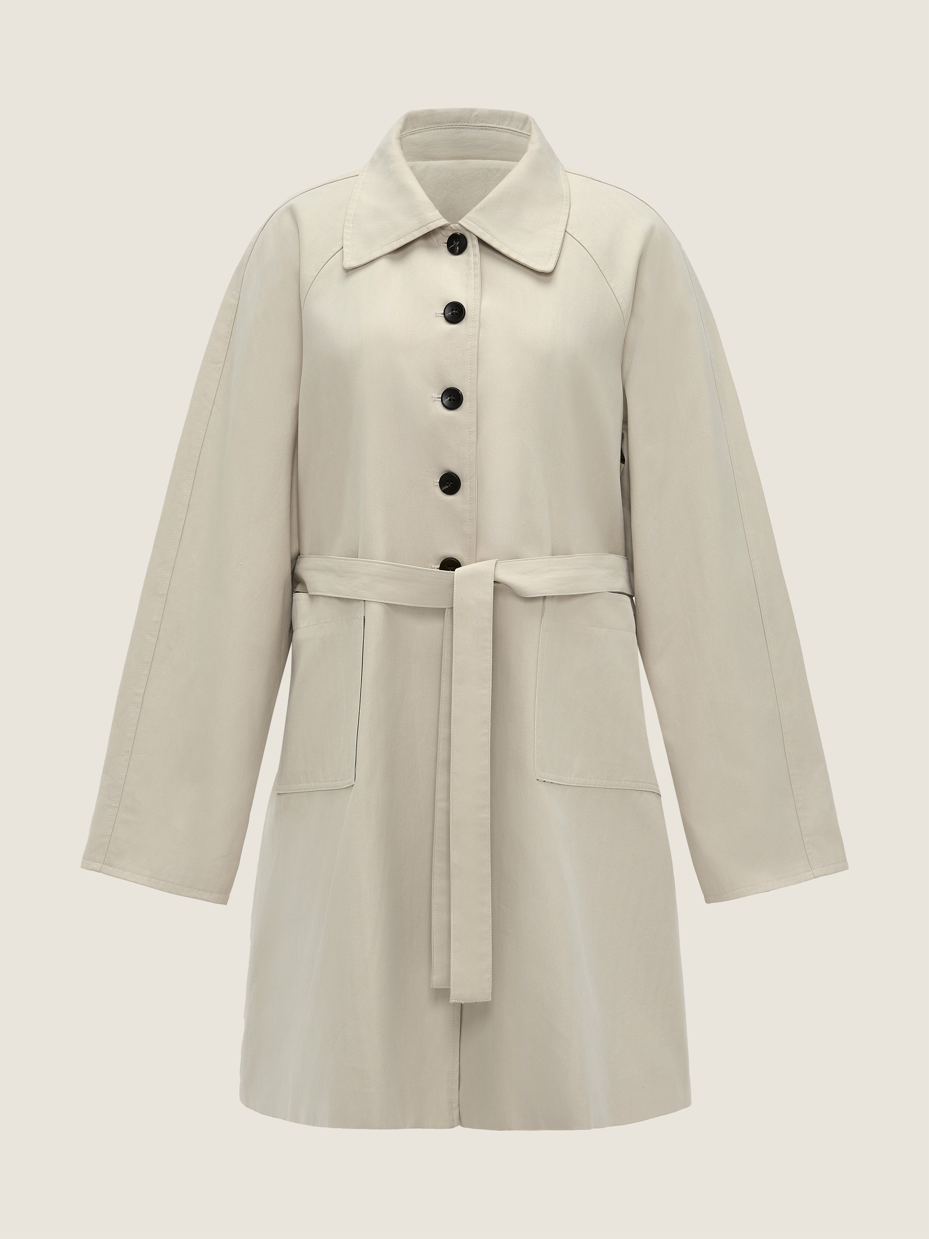 Striped Cuff Trench Coat M31N