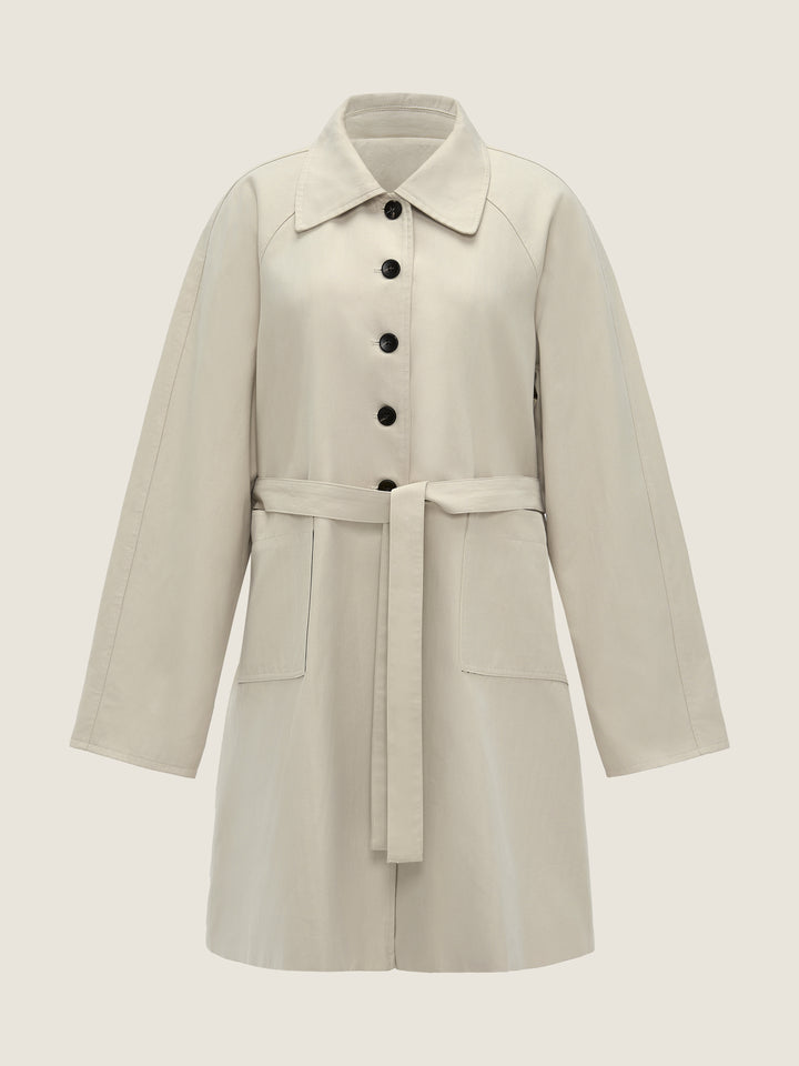 Striped Cuff Trench Coat M31N