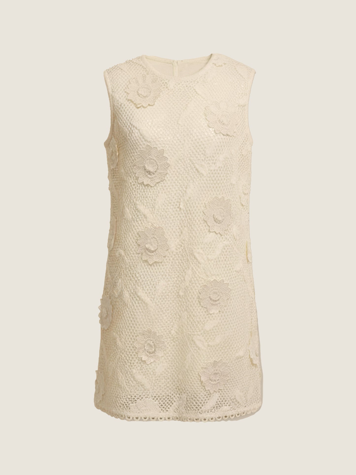 Floral Lace Sleeveless Dress
