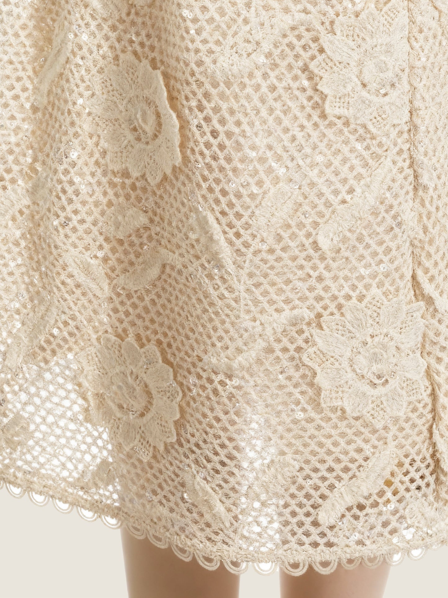 Floral Lace Sleeveless Dress