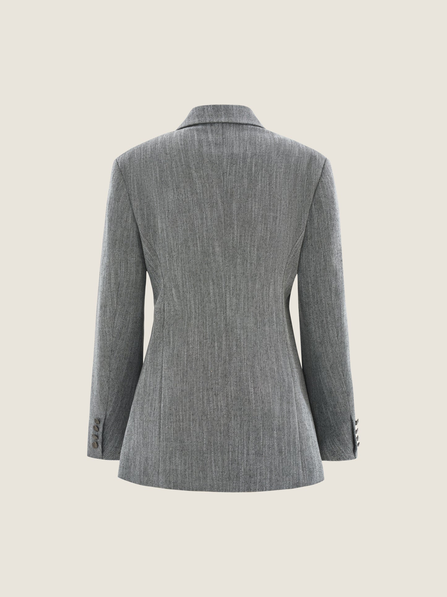 Asymmetric Collar Blazer