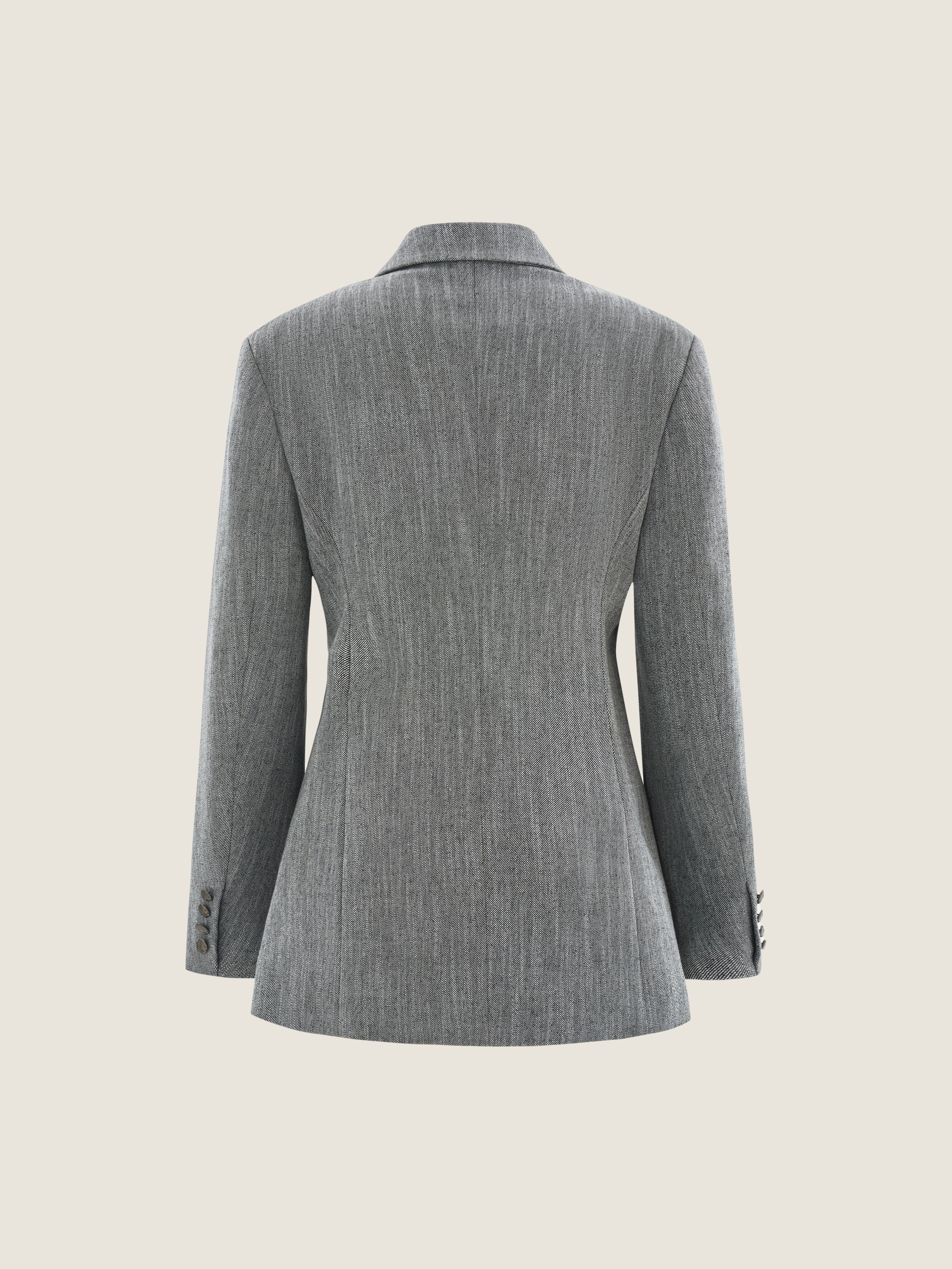 Asymmetric Collar Blazer