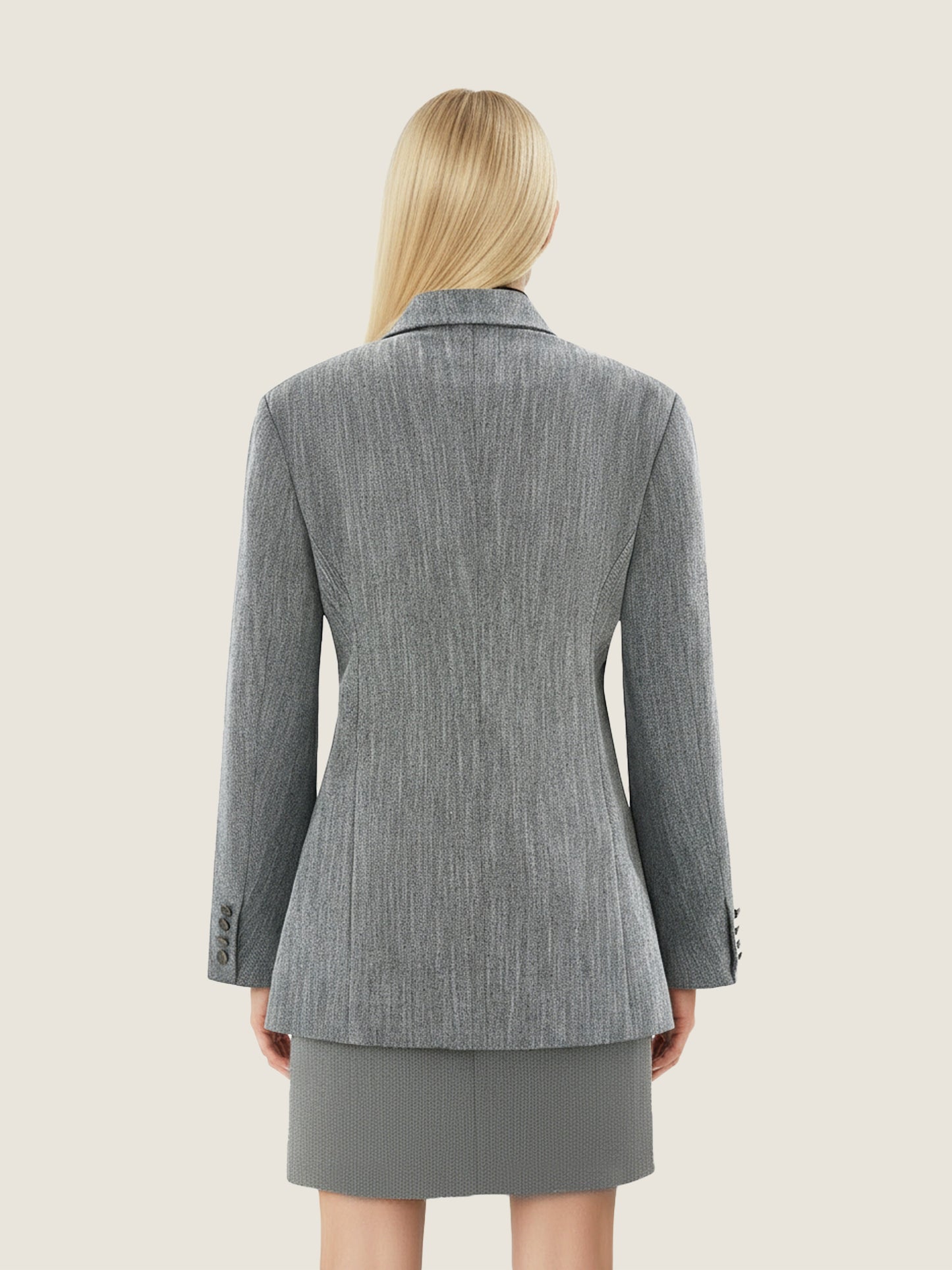 Asymmetric Collar Blazer