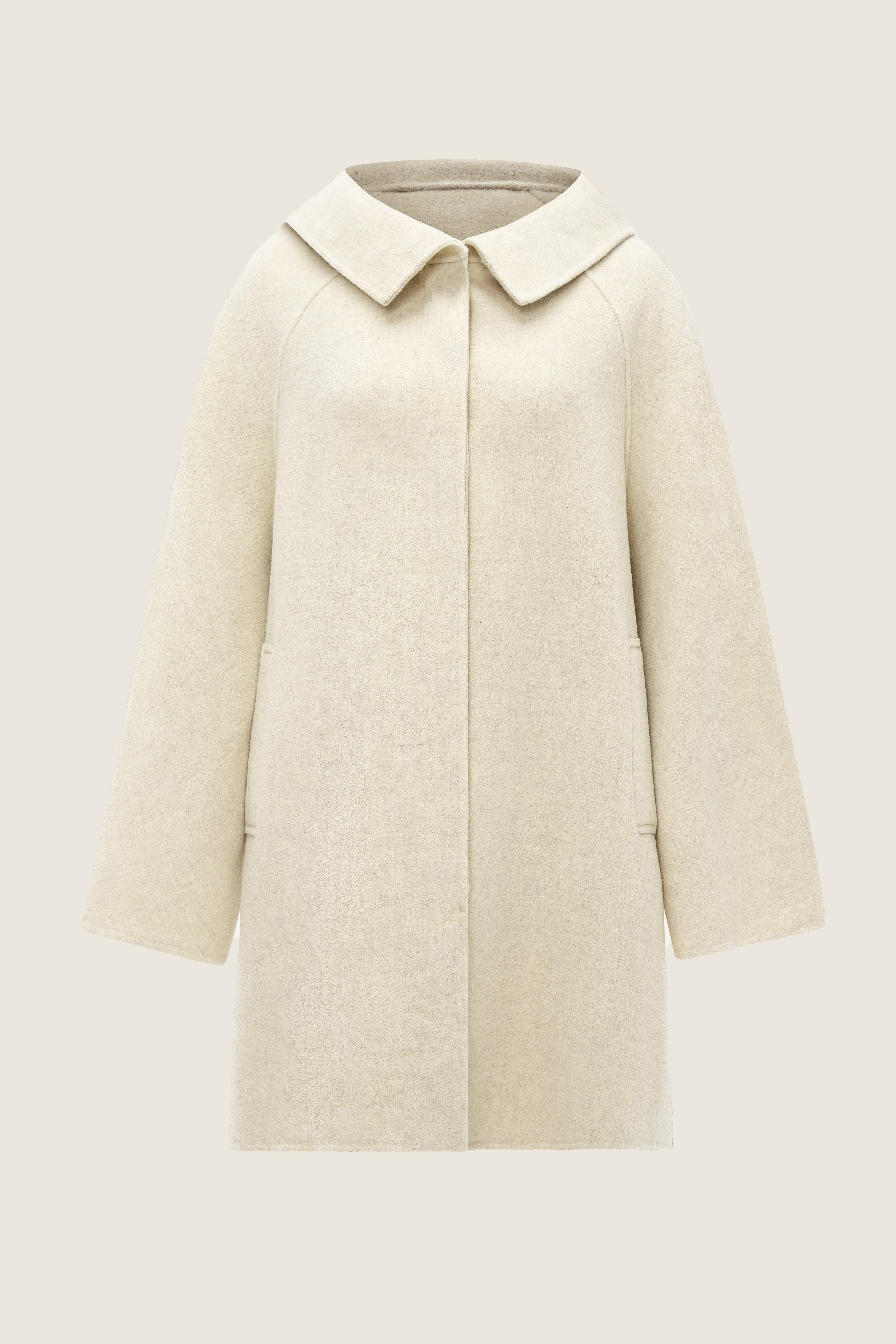 Wool Hooded Coat M31N