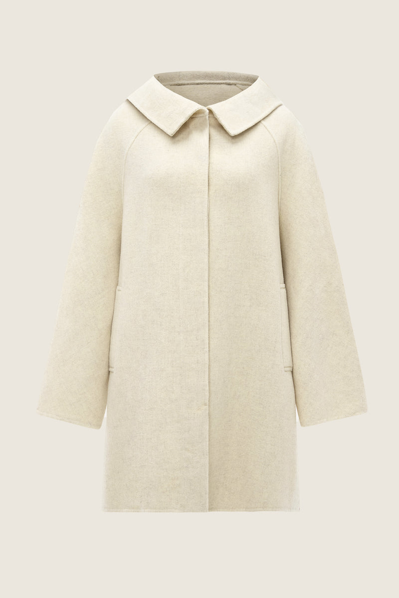Wool Hooded Coat M31N