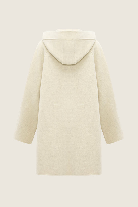 Wool Hooded Coat M31N