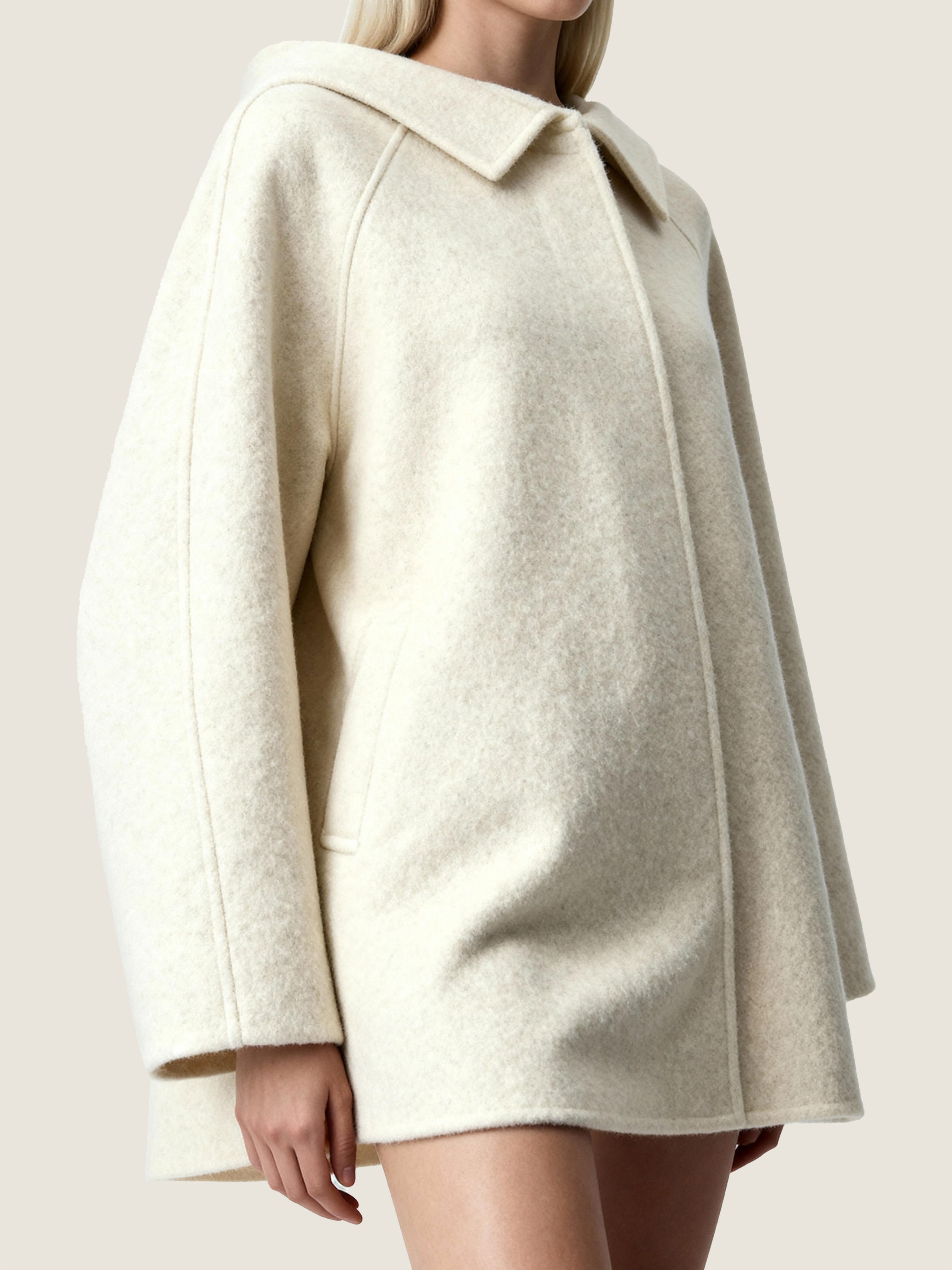 Wool Hooded Coat M31N