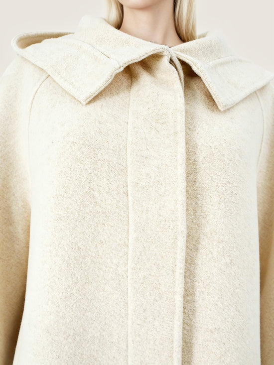 Wool Hooded Coat M31N