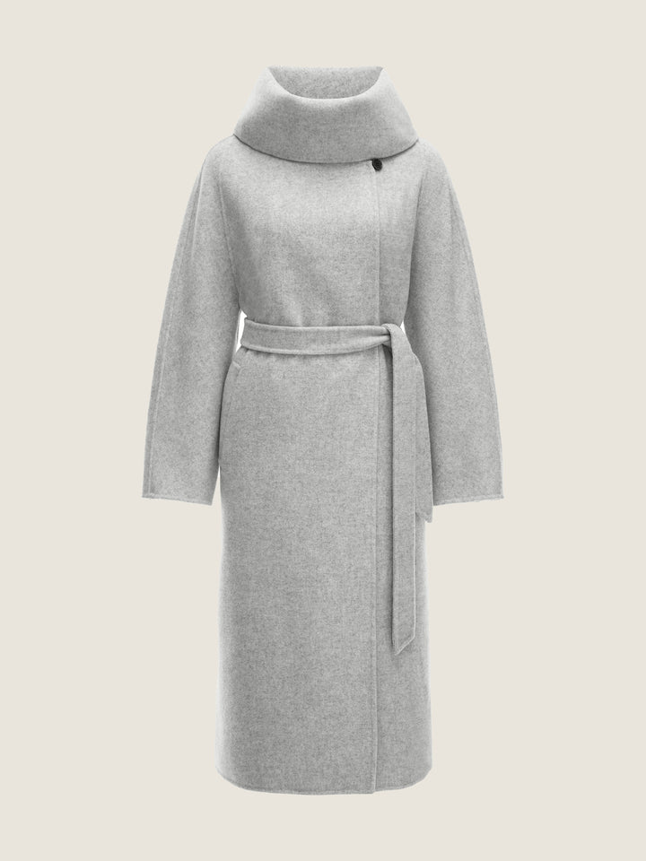 Wool Funnel Neck Coat M31N