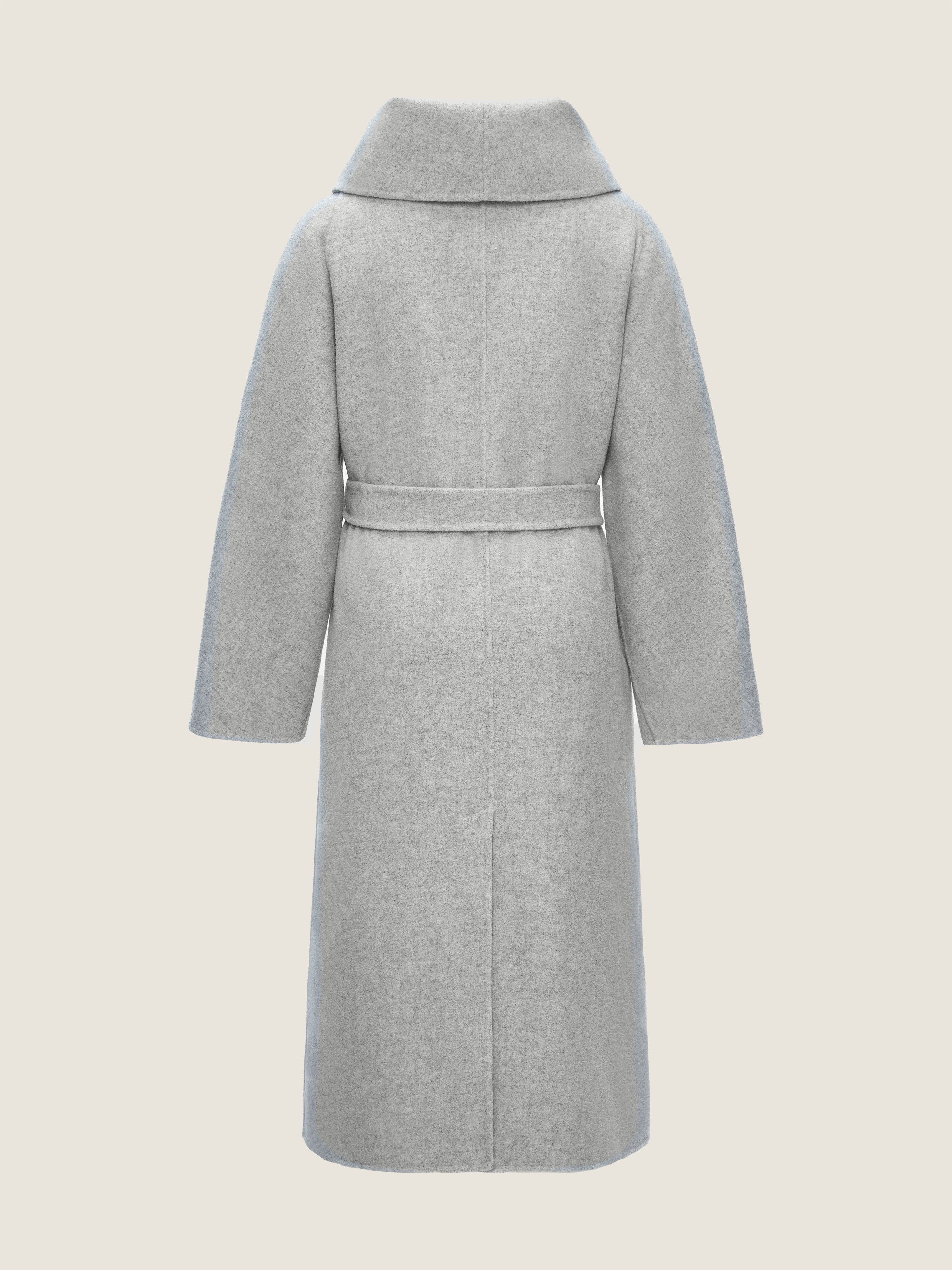 Wool Funnel Neck Coat M31N