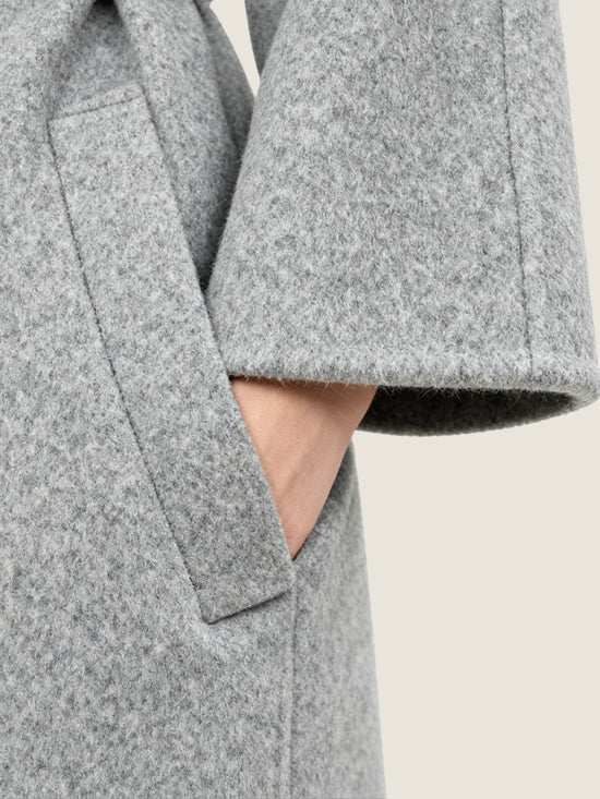 Wool Funnel Neck Coat M31N