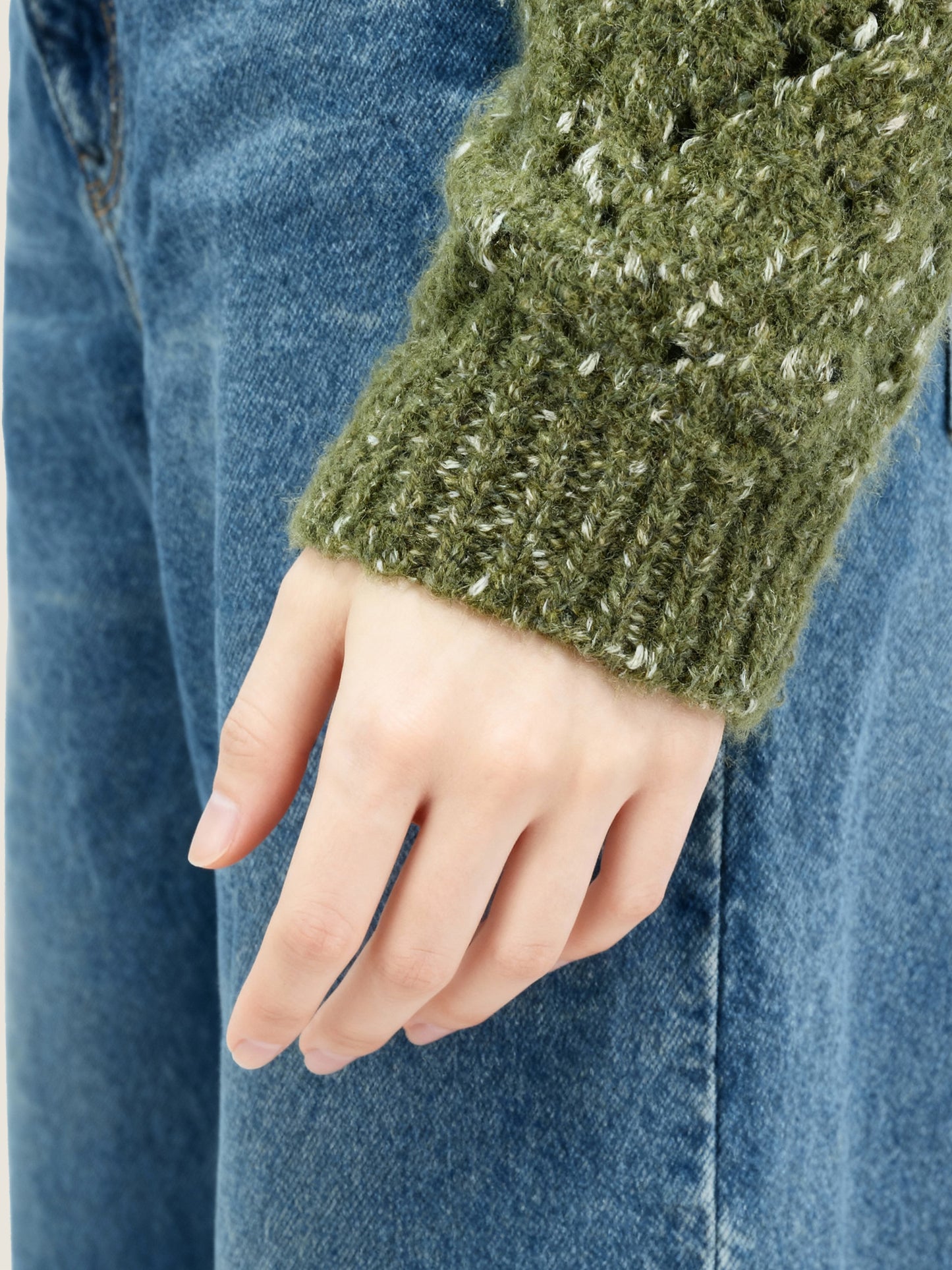 Cable-Knit Hooded Sweater