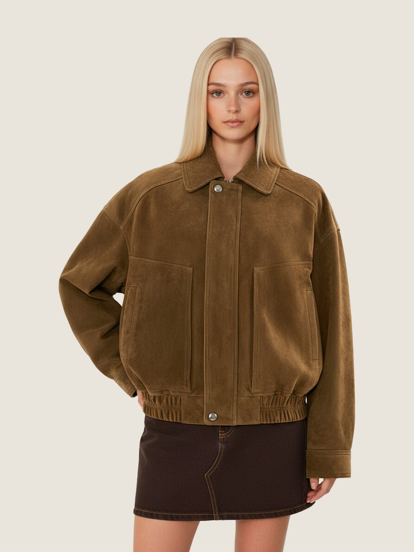Tan Sheep Leather Jacket