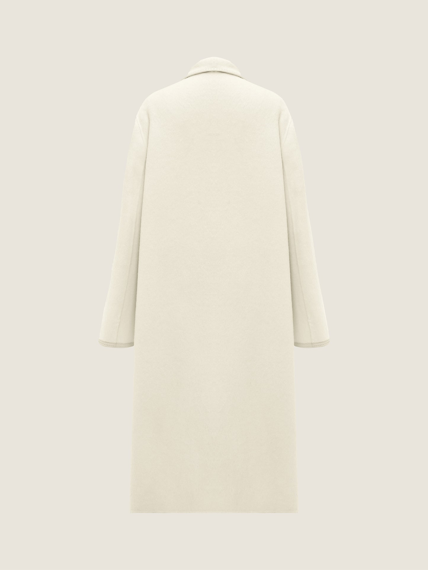 Belted Wool Long Coat M31N