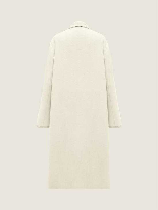 Belted Wool Long Coat M31N