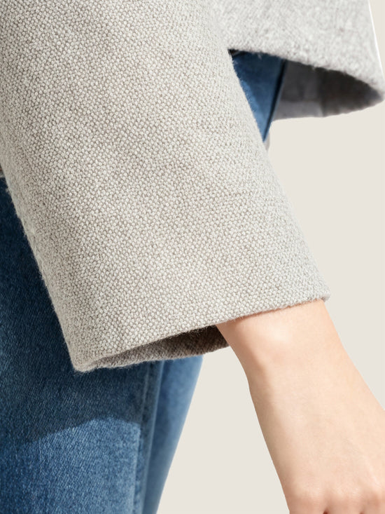 Structured Suit V Neck Jacket M31N