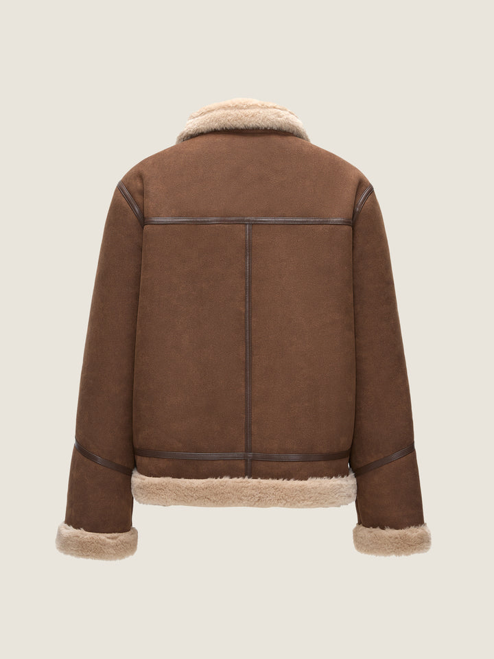 Panelled Aviator Jacket M31N