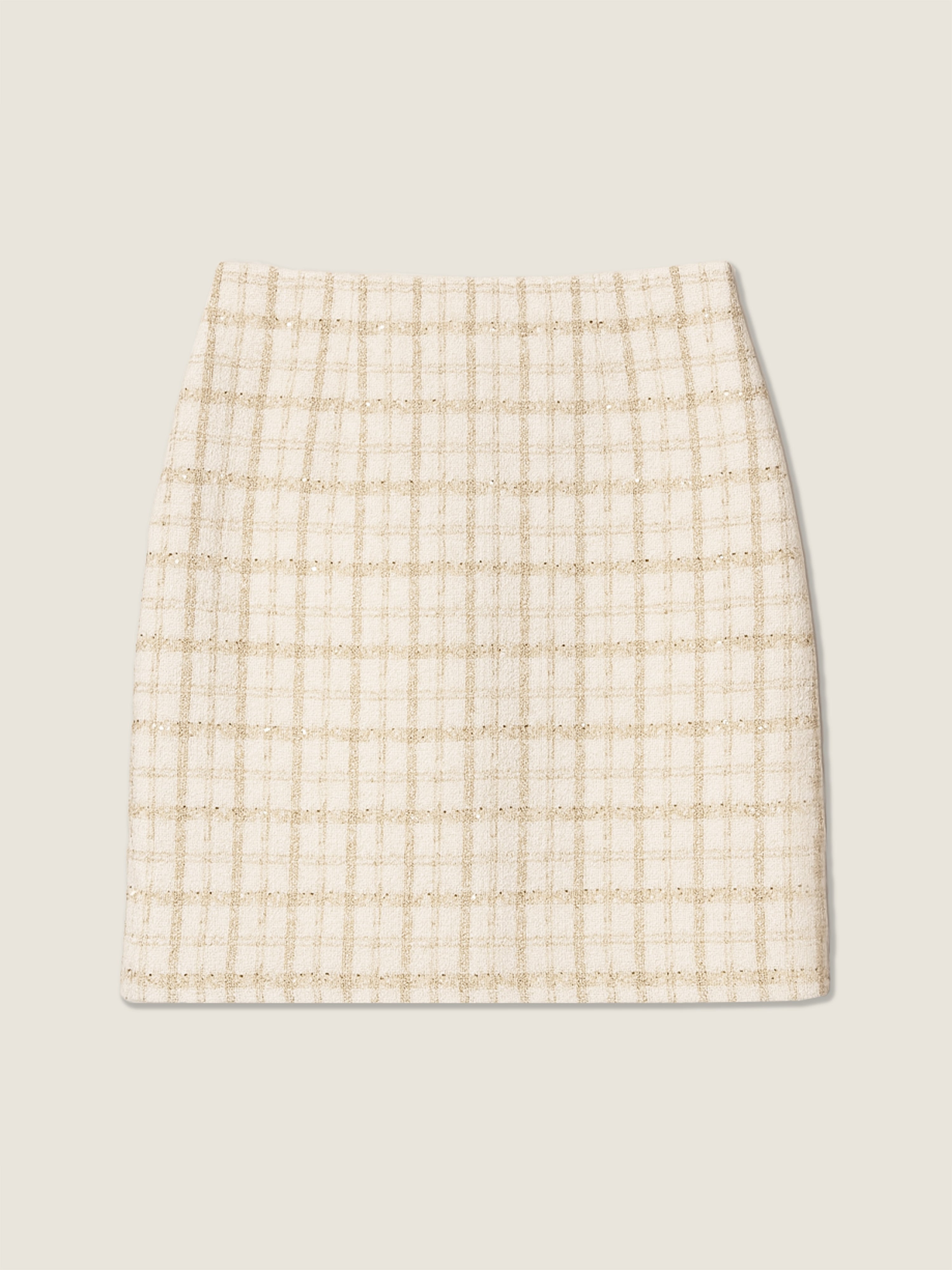 Tweed Jacket And Skirt Set M31N