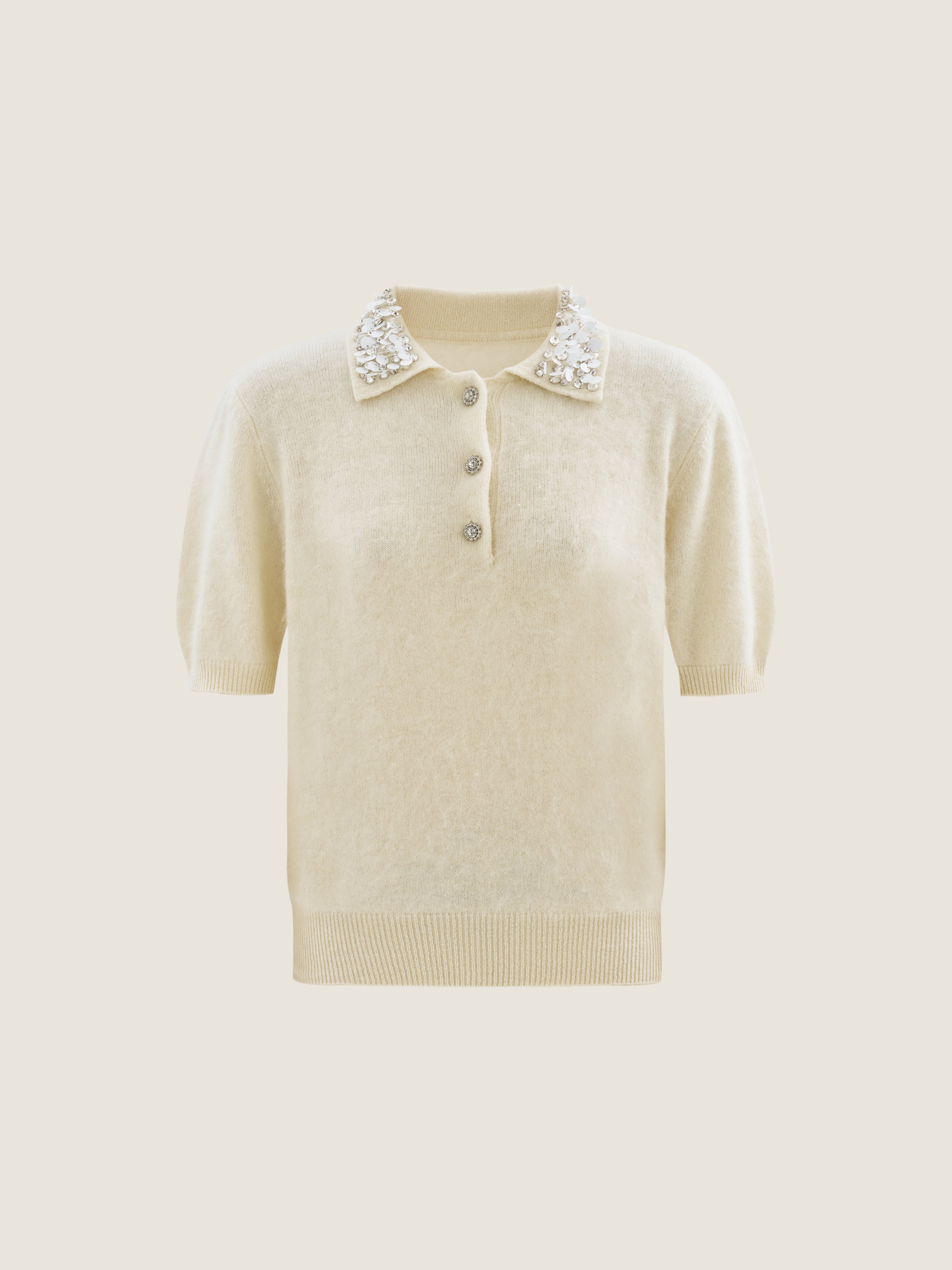 Cashmere-Wool Polo M31N
