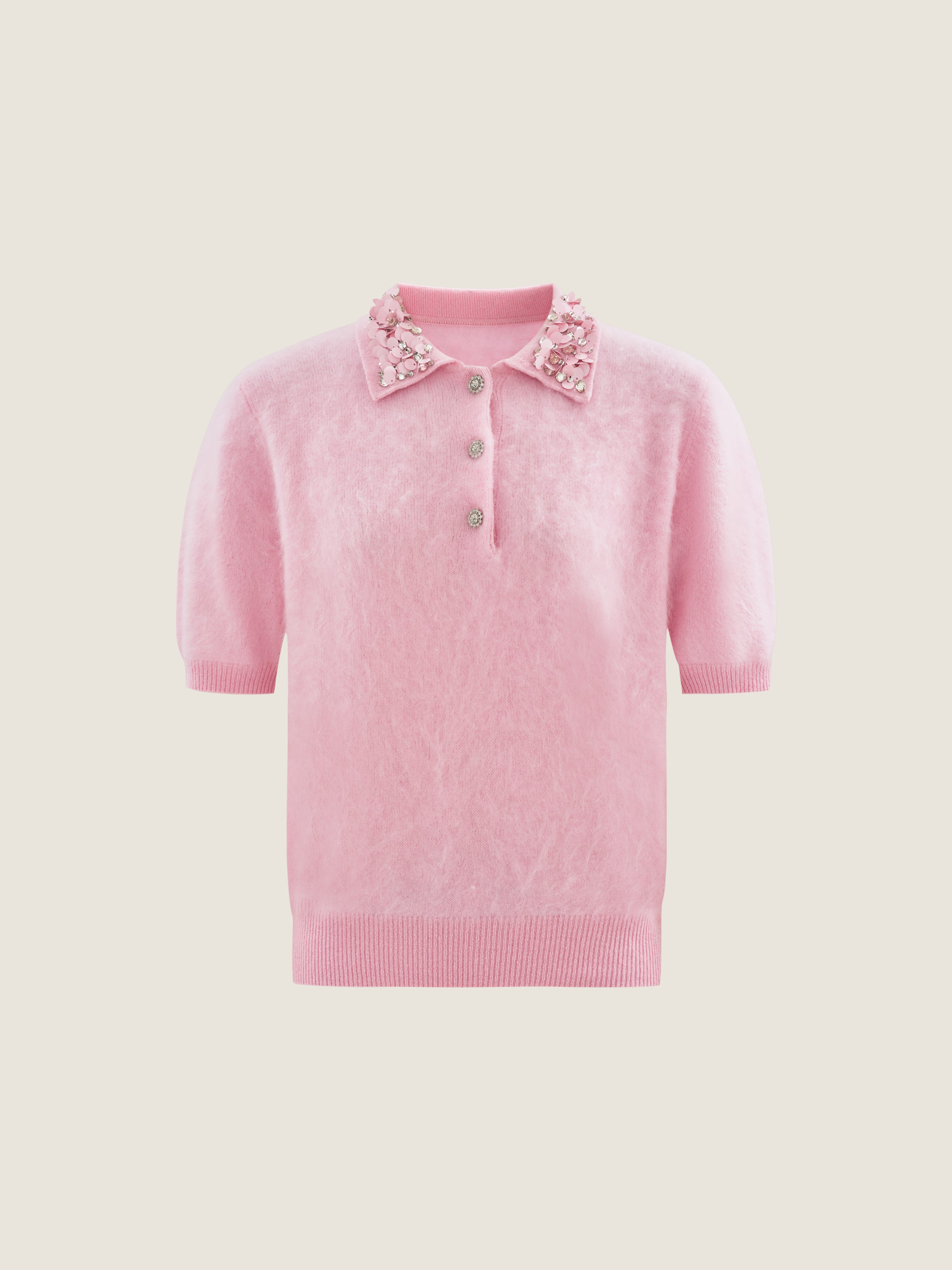 Cashmere-Wool Polo M31N