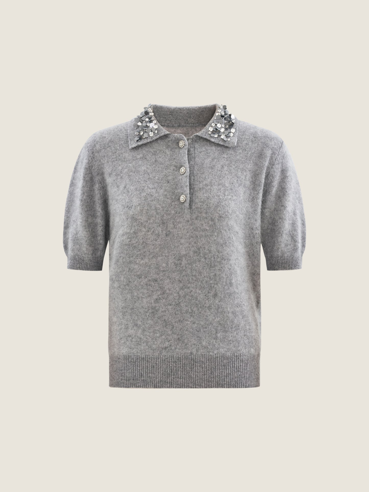 Cashmere-Wool Polo M31N