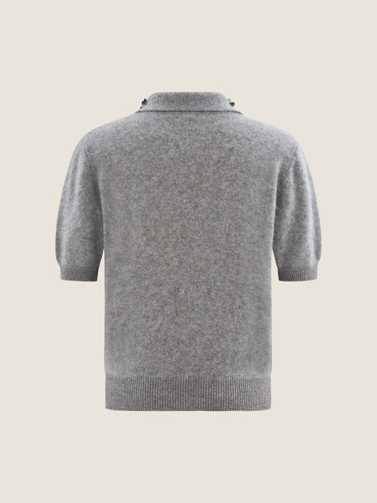 Cashmere-Wool Polo M31N