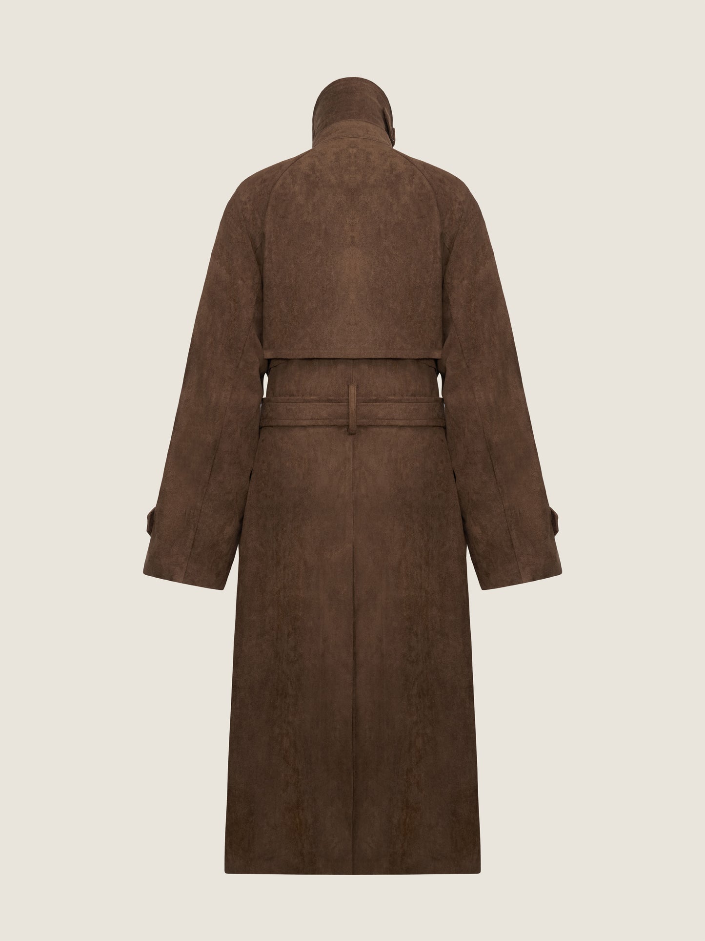Double Breasted Belted Trench Coat M31N
