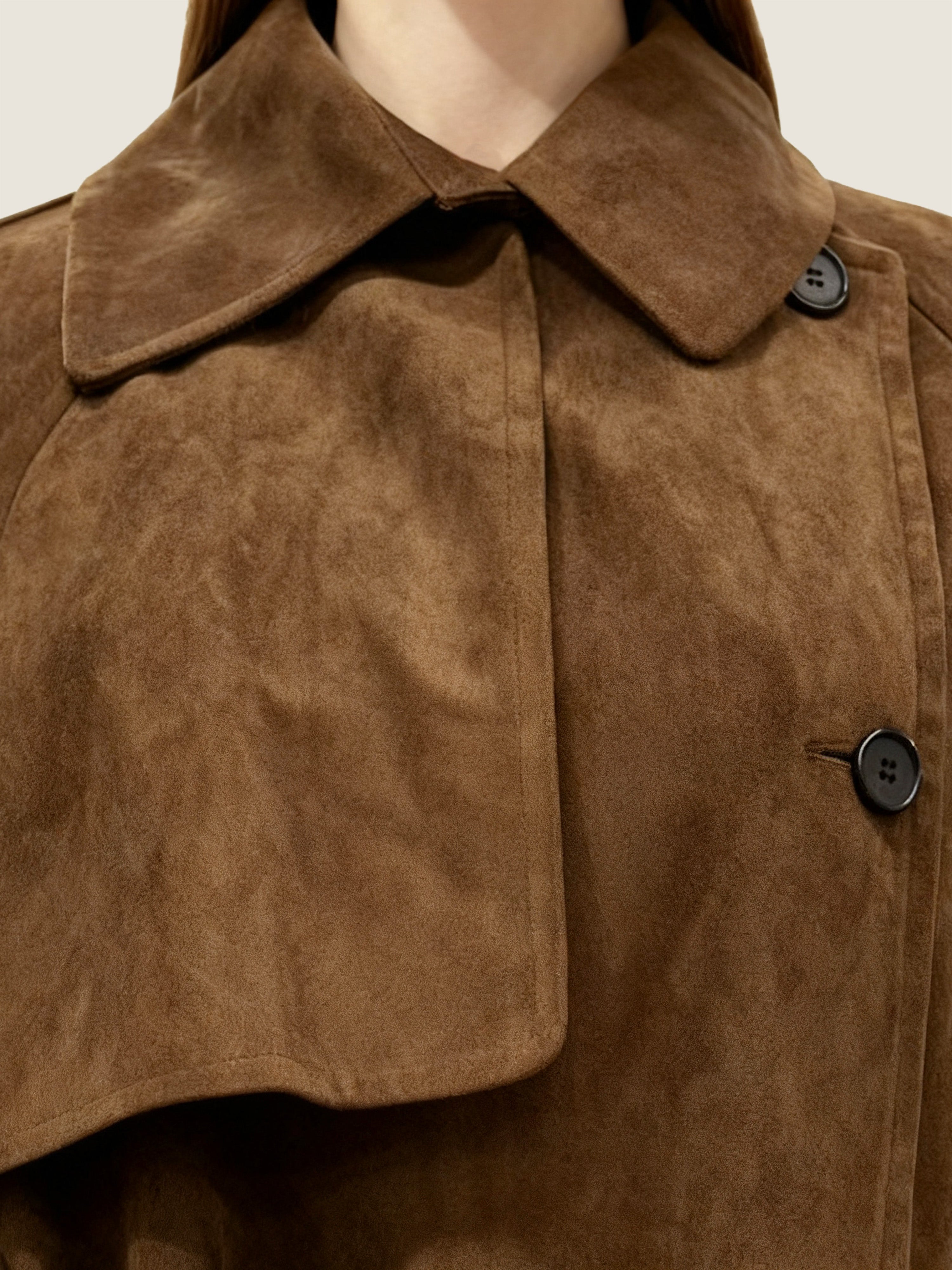 Double Breasted Belted Trench Coat M31N