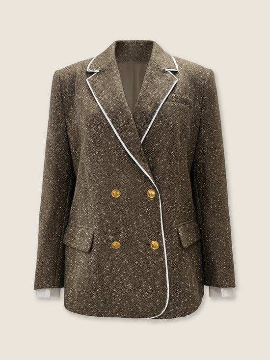 Mélange Trimmed Tailoring Set M31N