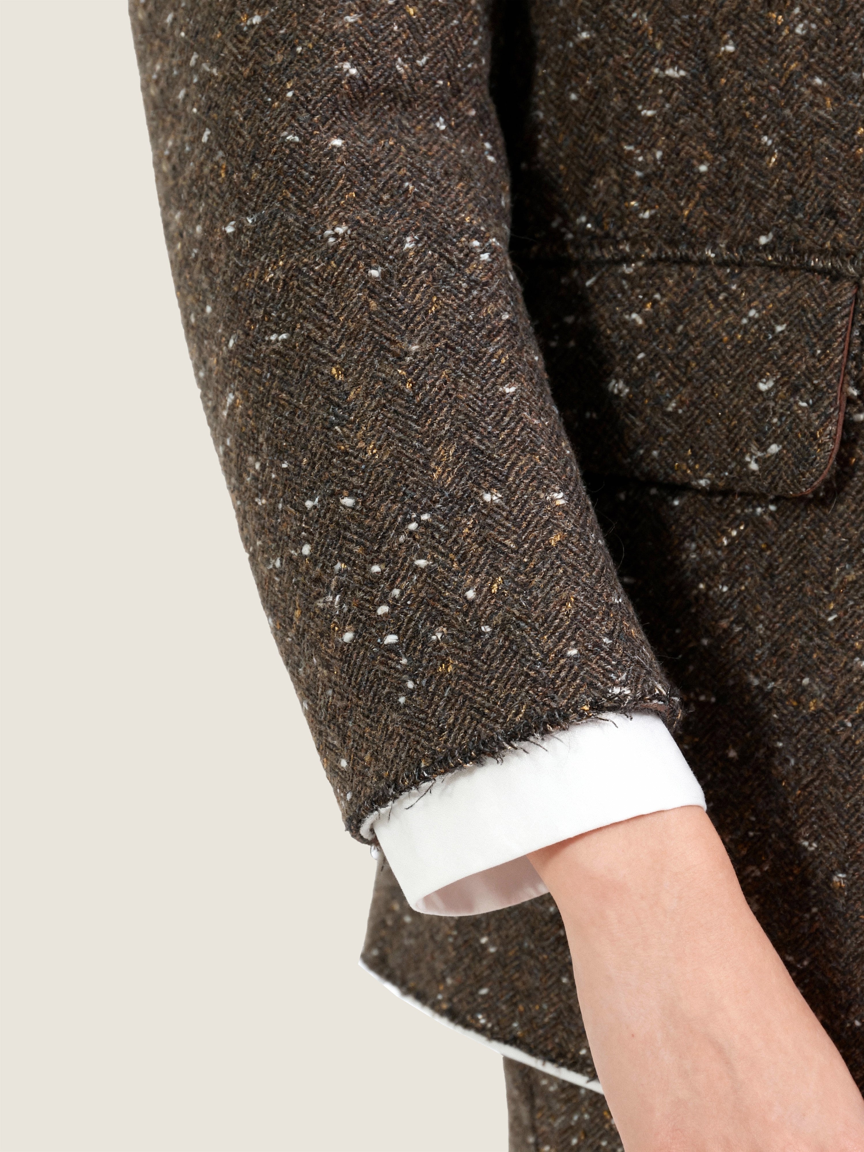 Mélange Trimmed Tailoring Set M31N