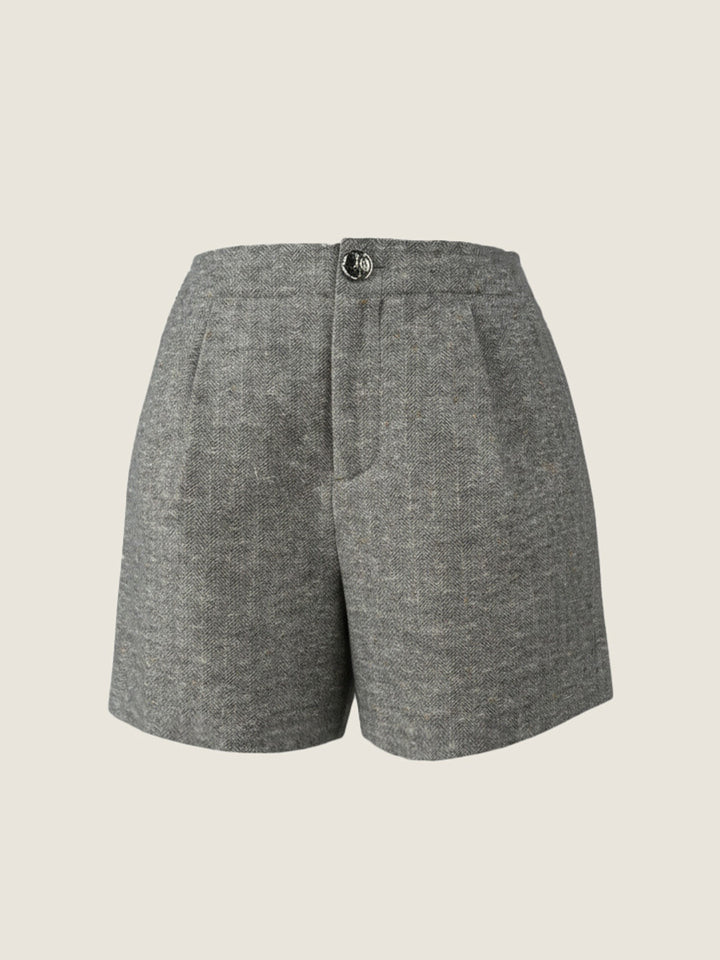 Mélange Trimmed Tailored Shorts M31N