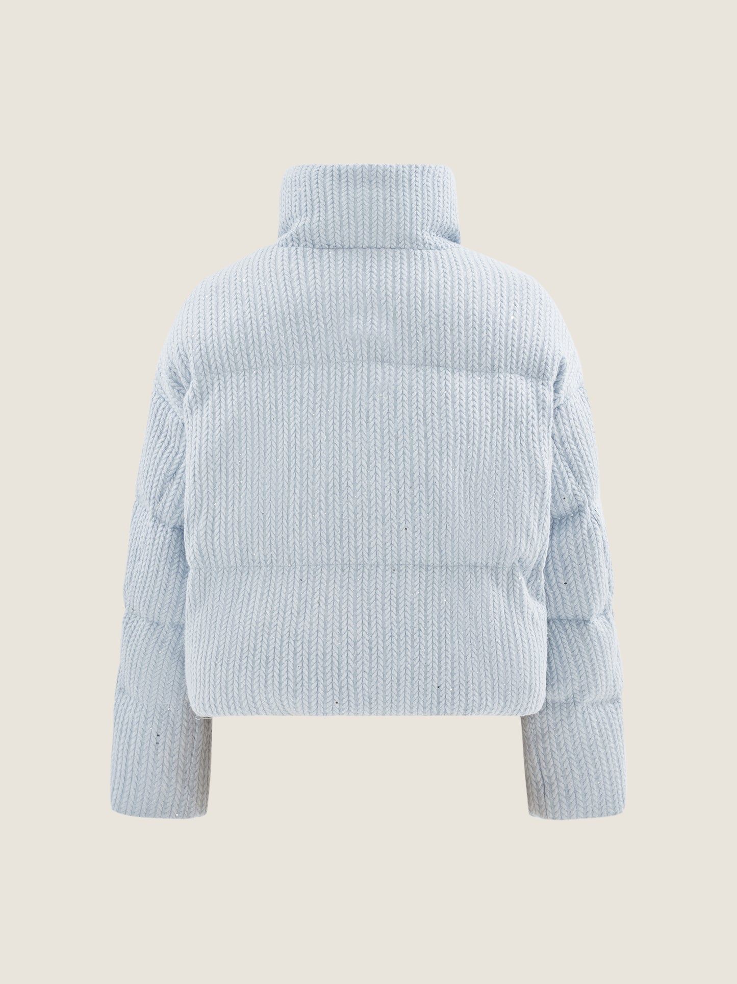 Frost Blue Chevron Down Jacket