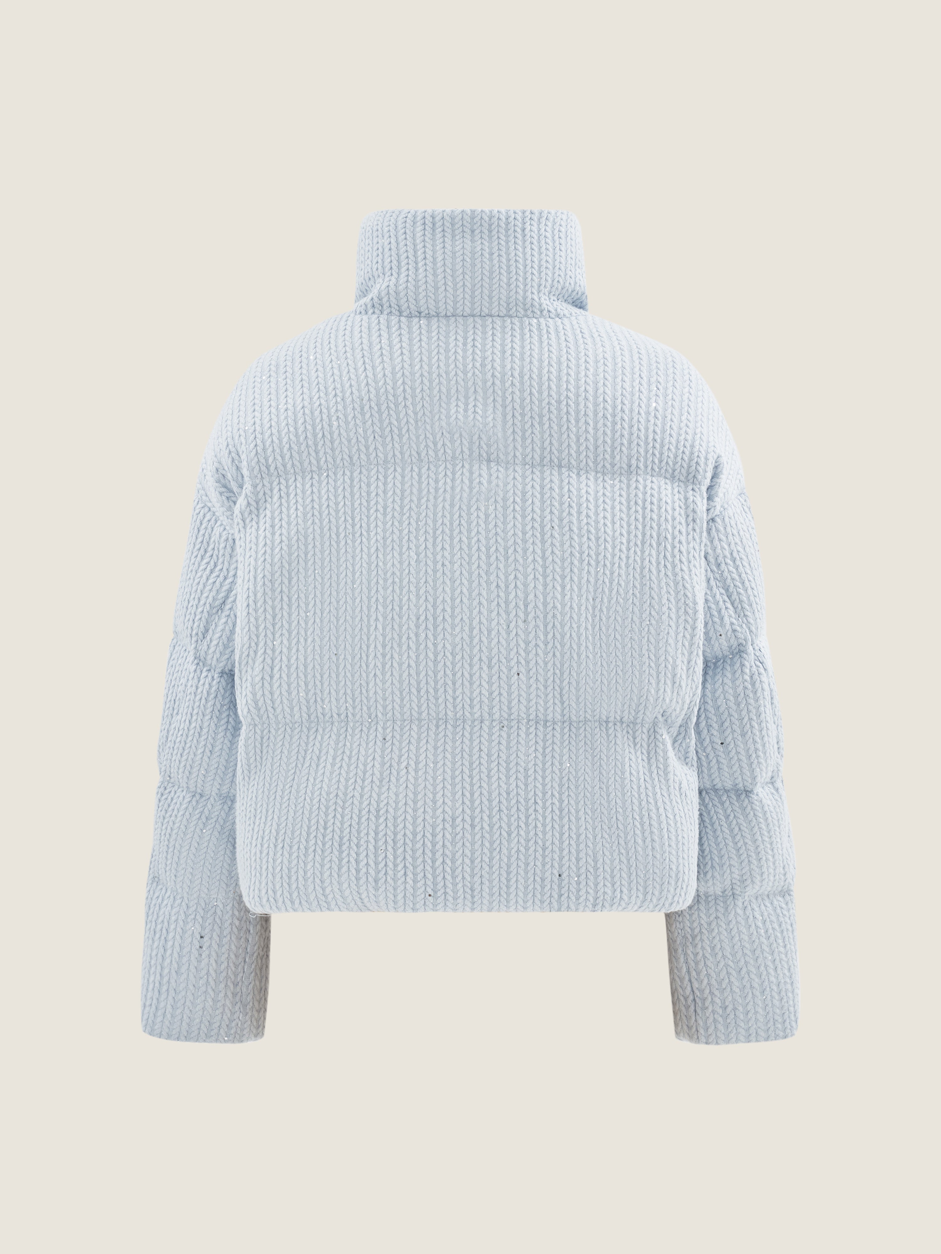 Frost Blue Chevron Down Jacket