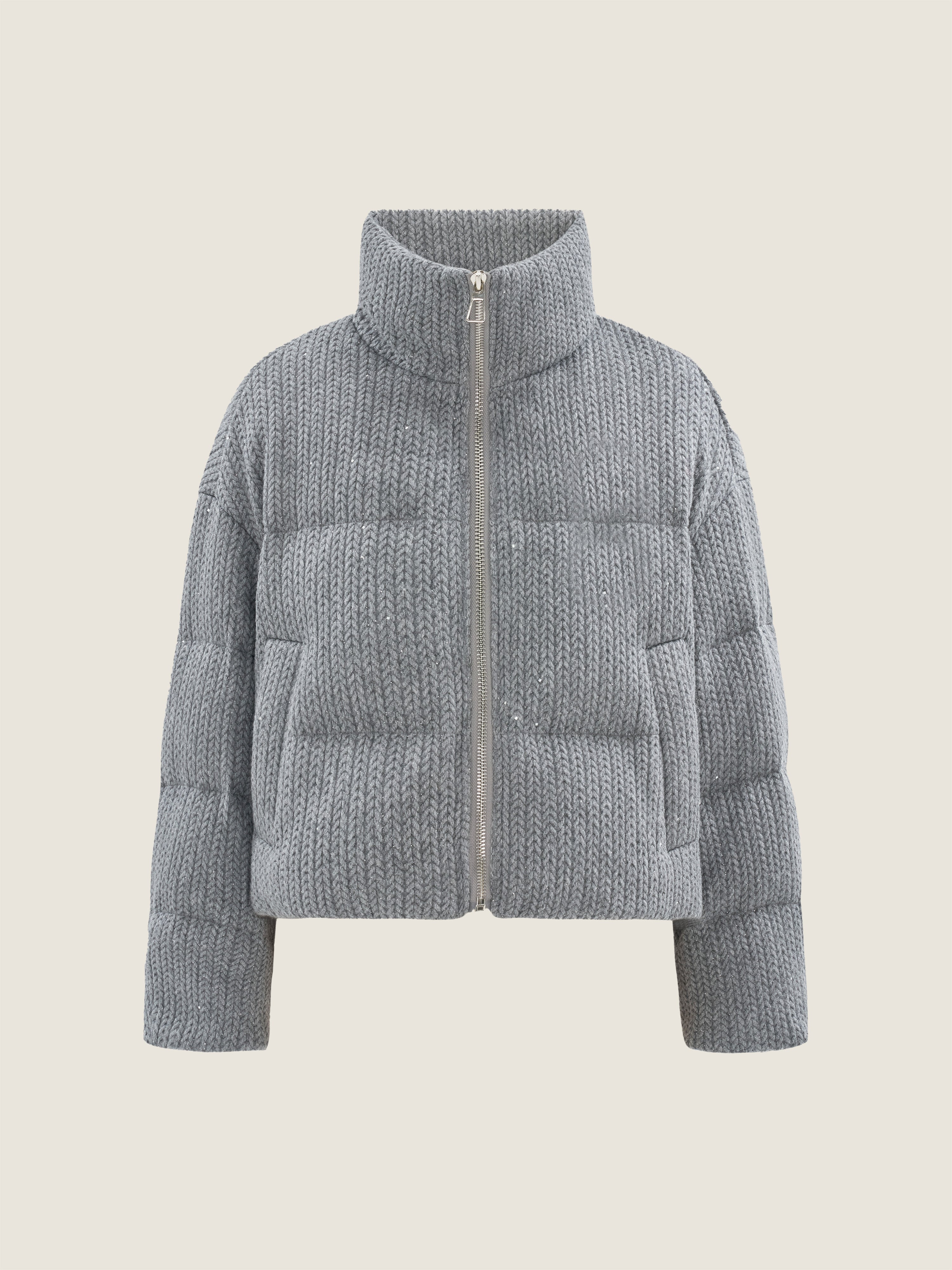 Frost Blue Chevron Down Jacket