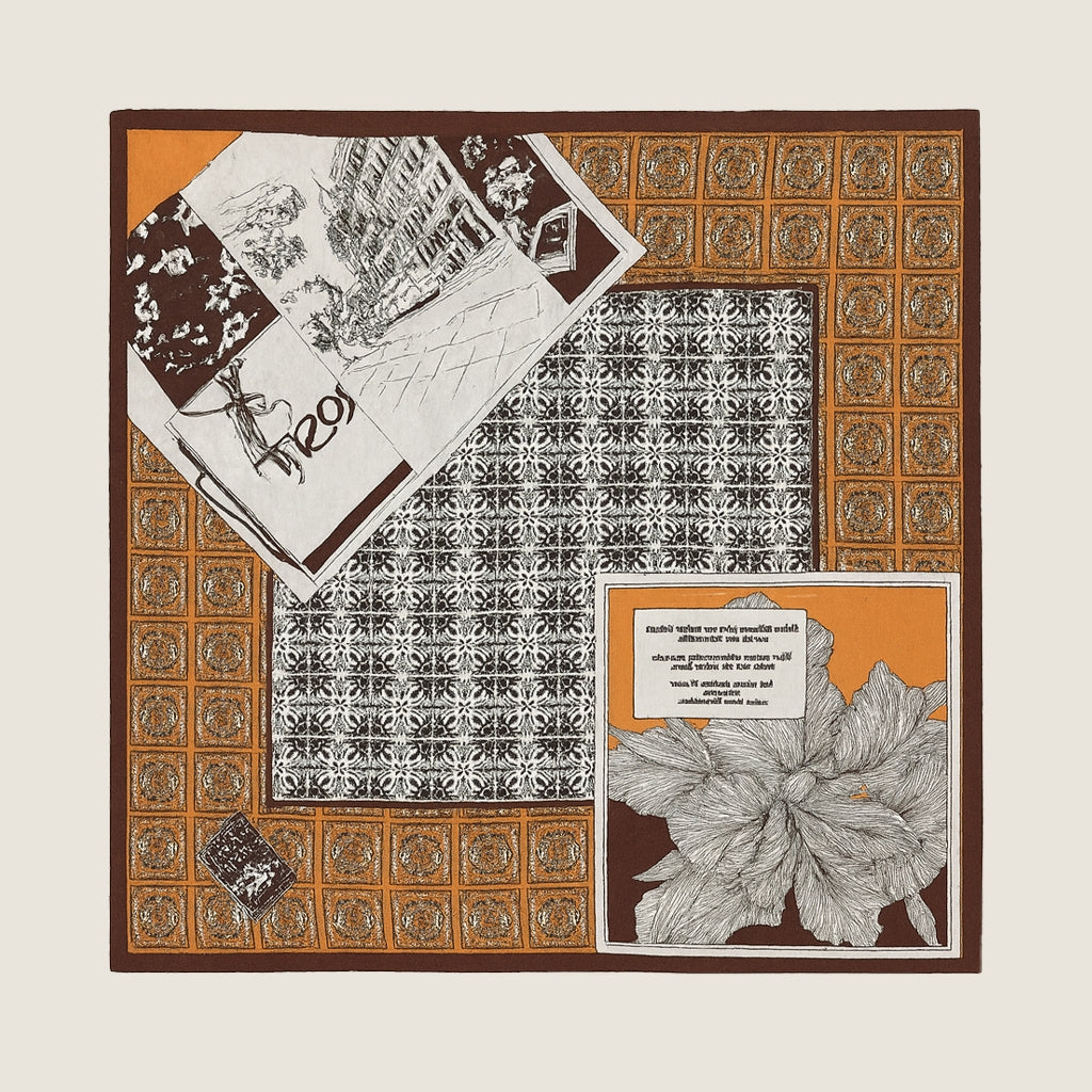 Reversible Monogram Scarf HA6013