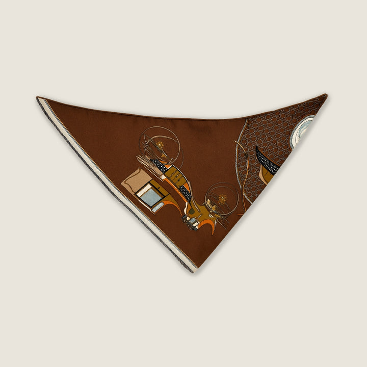 Equestrian Print Scarf HA6014