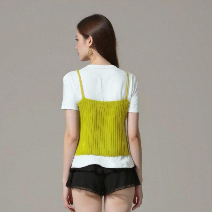 [M31N] Cute and stylish romper T-shirt, knitted wool for women 10066