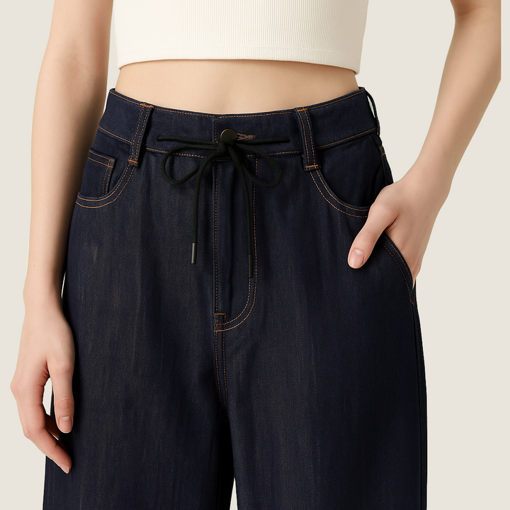 Wide-Leg Drawstring Trousers M31N